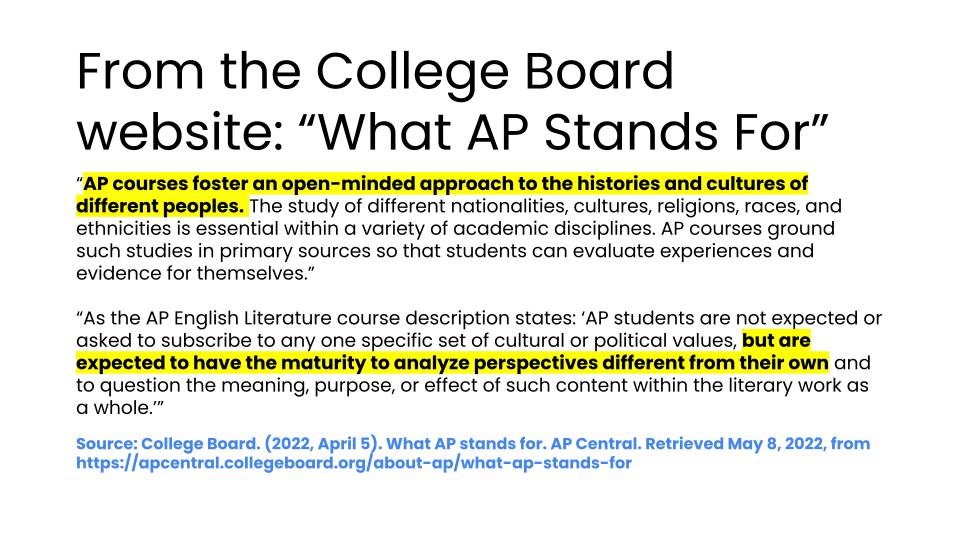 What AP stands for