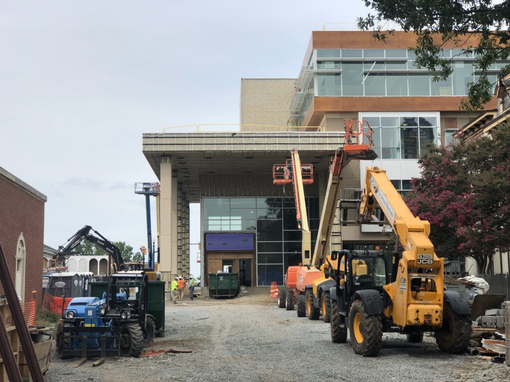 Construction in downtown Concord