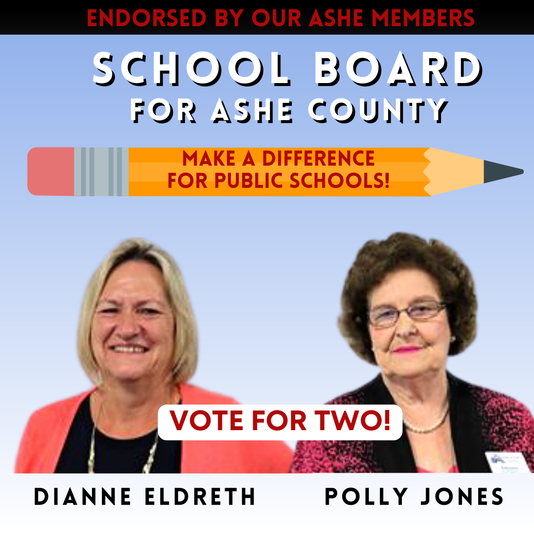 Ashe County School Board: Our member endorsements - NC Elections | Down